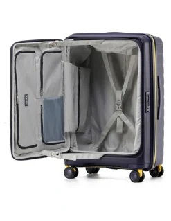 Tosca Cruiser Medium Front Opening Hard Suitcase 67cm in Black