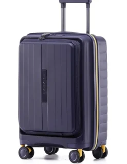Tosca Cruiser Small Front Opening Hard Suitcase Carry On 53cm in Purple