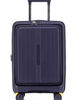 Tosca Cruiser Small Front Opening Hard Suitcase Carry On 53cm in Purple