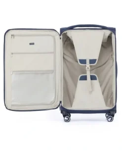 Tosca Grange 3 Piece Soft Suitcase Set in Indigo Blue