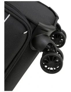 Tosca So Lite 79cm Large Soft Suitcase in Black