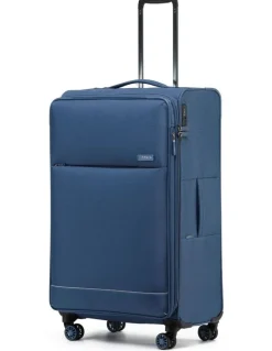 Tosca So Lite 79cm Large Soft Suitcase in Blue