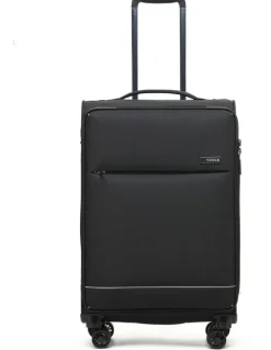 Tosca So Lite 67cm Medium Soft Suitcase in Black