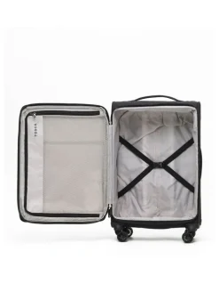 Tosca So Lite 67cm Medium Soft Suitcase in Black