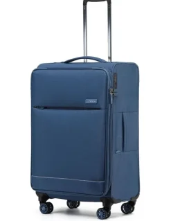 Tosca So Lite Soft Suitcase 3 Piece Set in Blue