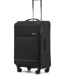 Tosca So Lite Soft Suitcase 3 Piece Set in Black