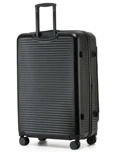 Tosca Zen 77cm Large Front Opening Hard Suitcase in Black