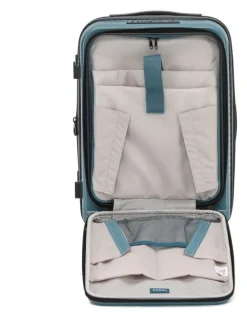 Tosca Zen 53cm Small Front Opening Hard Suitcase Carry On in Slate
