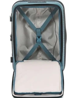 Tosca Zen 53cm Small Front Opening Hard Suitcase Carry On in Slate