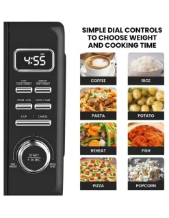 Total Chef Retro Microwave Oven 25L