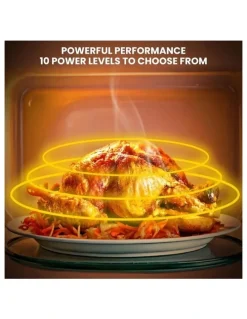 Total Chef Retro Microwave Oven 25L