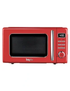 Total Chef Retro Microwave Oven 25L