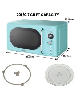 Total Chef Retro Microwave Oven 20L