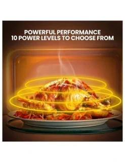 Total Chef Retro Microwave Oven 20L