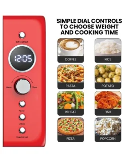 Total Chef Retro Microwave Oven 20L