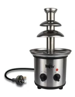 Total Chef Stainless Steel 3 Tier Chocolate Fondue Fountain 680g