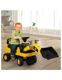 Traderight Caterpillar Liscenced Ride On Bulldozer in Yellow