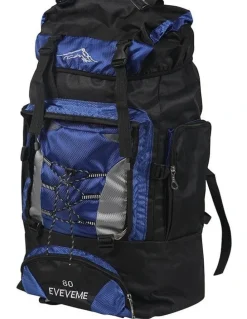 Traderight Military Tactical Hiking Camping Rucksack Trekking Backpack 80L in Blue