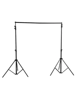 Traderight Photo Background Support Stand Kit 2x3m in Black