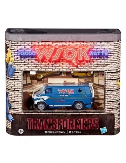 Transformers Stranger Things Freakwency and 8-Trax Converting Figures