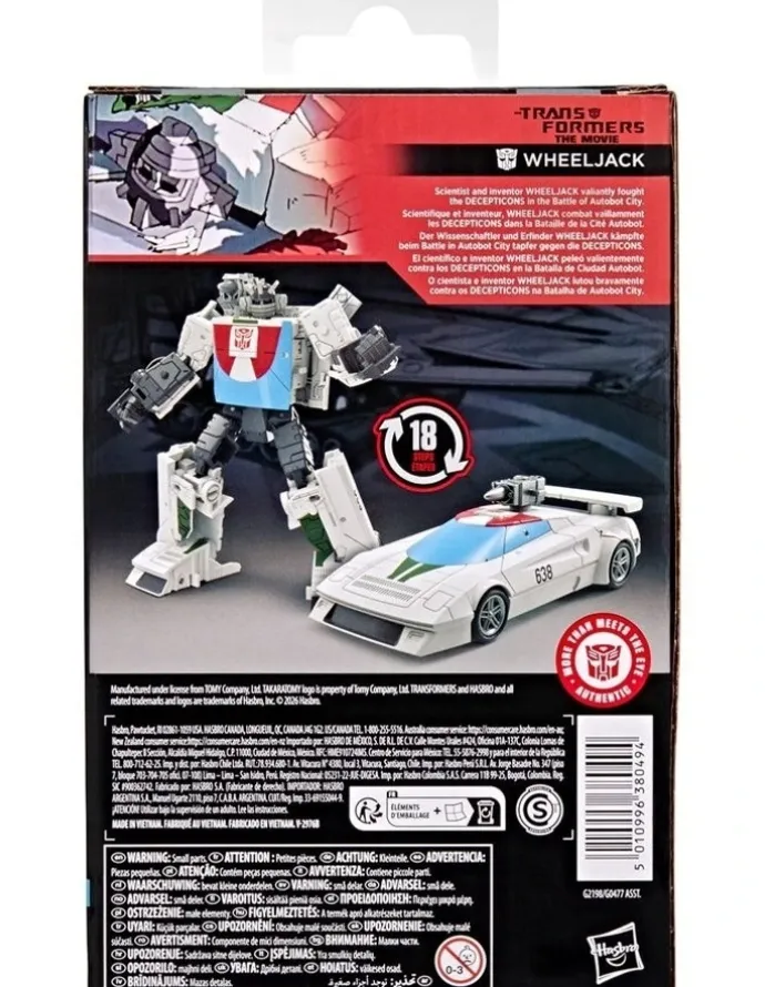 Transformers The Movie Deluxe Class Studio Series Wheeljack Figure
