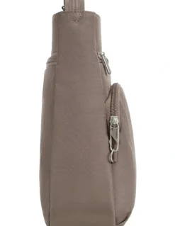 Travelon Classic Anti-Theft North/South Crossbody Bag in Hazelnut