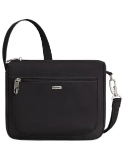 Travelon Classic Anti-Theft Small East/West Crossbody Bag in Black