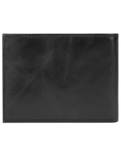 Travelon RFID Blocking Billfold Leather Wallet in Black
