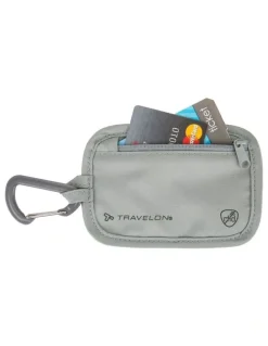 Travelon RFID Blocking Clip Stash Pouch in Gray