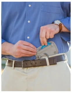 Travelon RFID Blocking Clip Stash Pouch in Gray