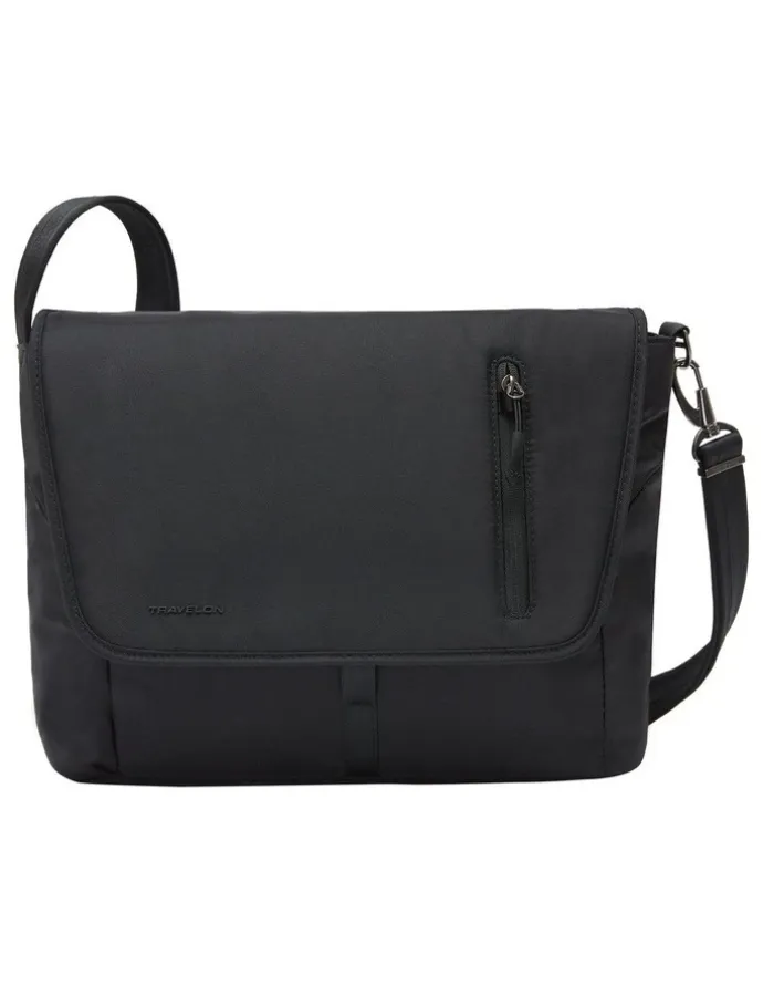 Travelon Urban Anti-Theft 14 Laptop & Tablet Messenger Bag in Black