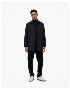 Trenery Ponte Straight Leg Pant in Navy