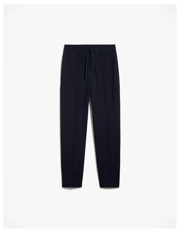 Trenery Ponte Straight Leg Pant in Navy