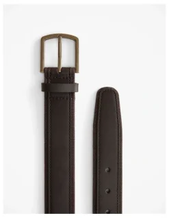 Trenery Roan Canvas Belt in Espresso