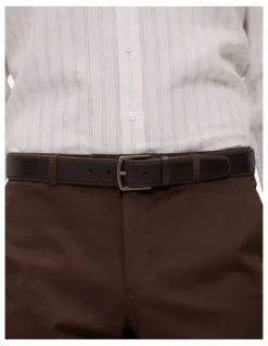 Trenery Roan Canvas Belt in Espresso