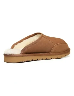 UGG Australian Shepherd Bred Cow Suede Slipper in Chestnut