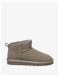 UGG Australian Shepherd Julia Cow Suede Boots in Dark Brown
