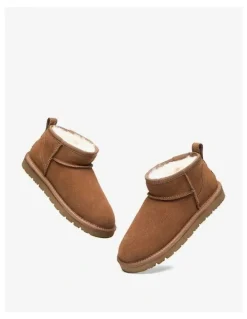UGG Australian Shepherd Julia Cow Suede Boots in Brown