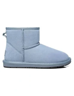 UGG Australian Shepherd Mini Classic Suede Special Shoes in Light Blue