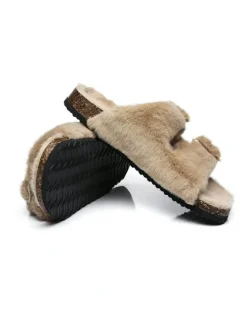 UGG Australian Shepherd Myla Slides in Beige