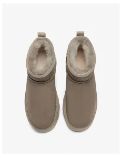 UGG Australian Shepherd Ronnie Thick Bottom Platform Boots in Caribou