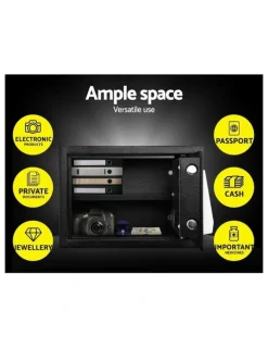 UL-Tech Electronic Digital Security Box 16L Black