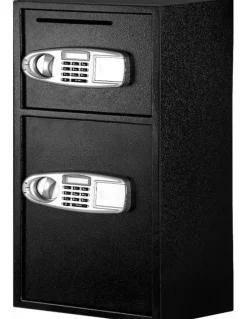 UL-Tech Electronic Double Door Digital Security Box In Black