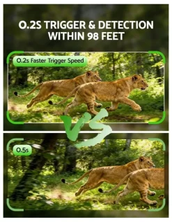 UL-Tech 4K WiFi Trail Camera 48MP 0.2s in Multi