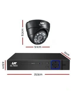 UL-Tech 1080P Security System 4CH DVR With 4 CCTV Camera