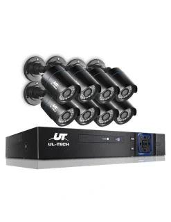 UL-Tech UL-tech CCTV Security System 8 Channel DVR 8 Cameras 1080p
