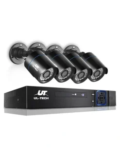 UL-Tech UL-tech CCTV Security System 4 Channel DVR 4 Cameras 1080p