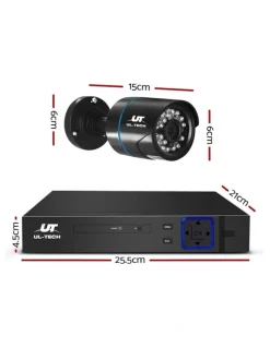 UL-Tech UL-tech CCTV Security System 4 Channel DVR 4 Cameras 1080p