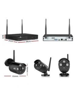 UL-Tech Wireless CCTV Security System 8CH NVR 3MP 8 Cameras