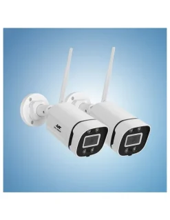 UL-Tech Wireless CCTV 2 Square 3MP Cameras